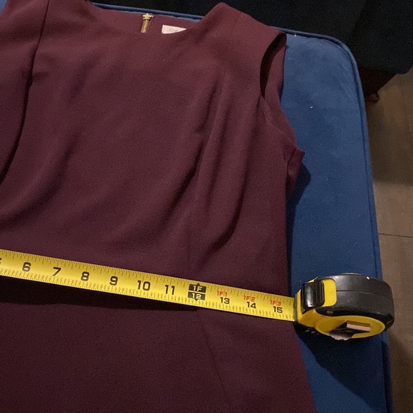 Purple Sleeveless Midi Dress by Calvin Klein - Picture 10 of 12